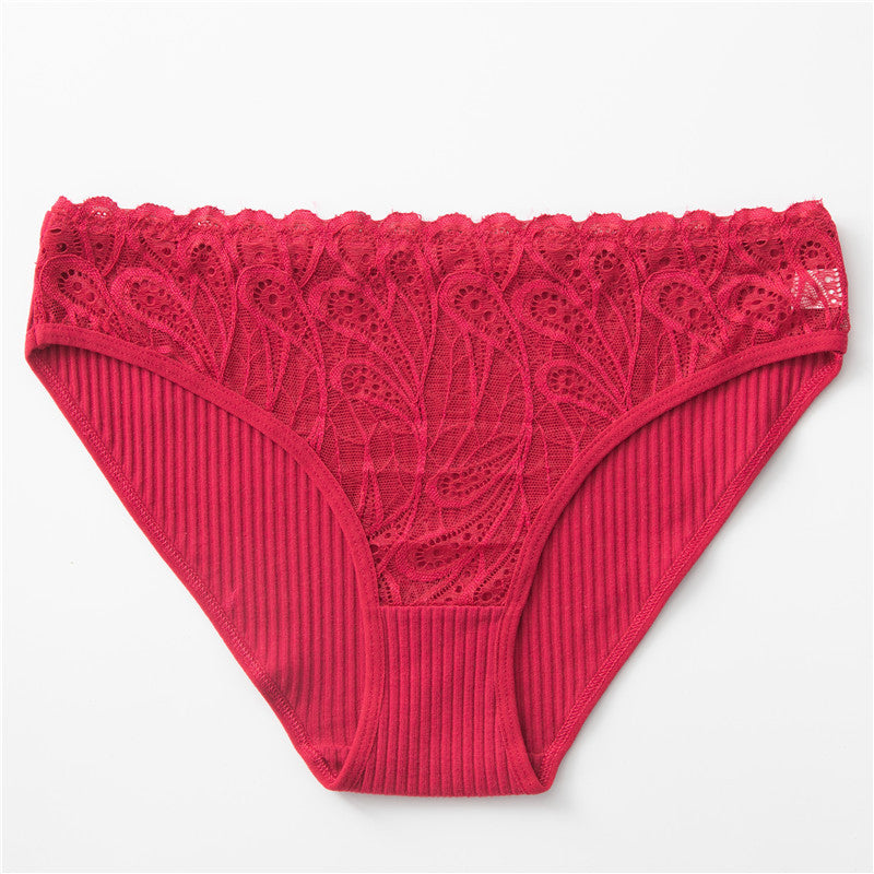 Women's Solid Color Cotton Underwear