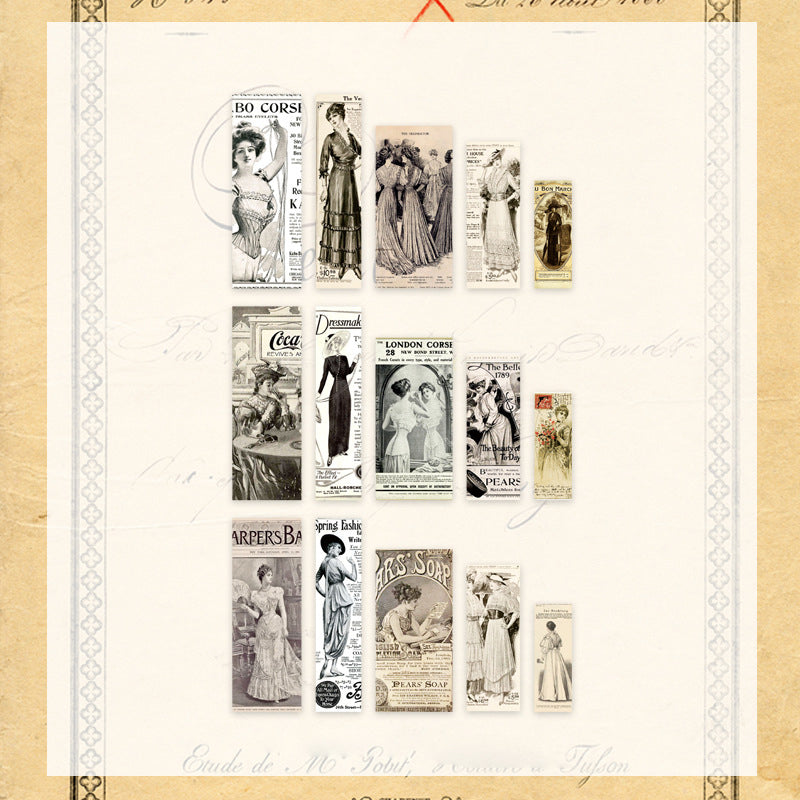 Years Trace Retro Stickers Set