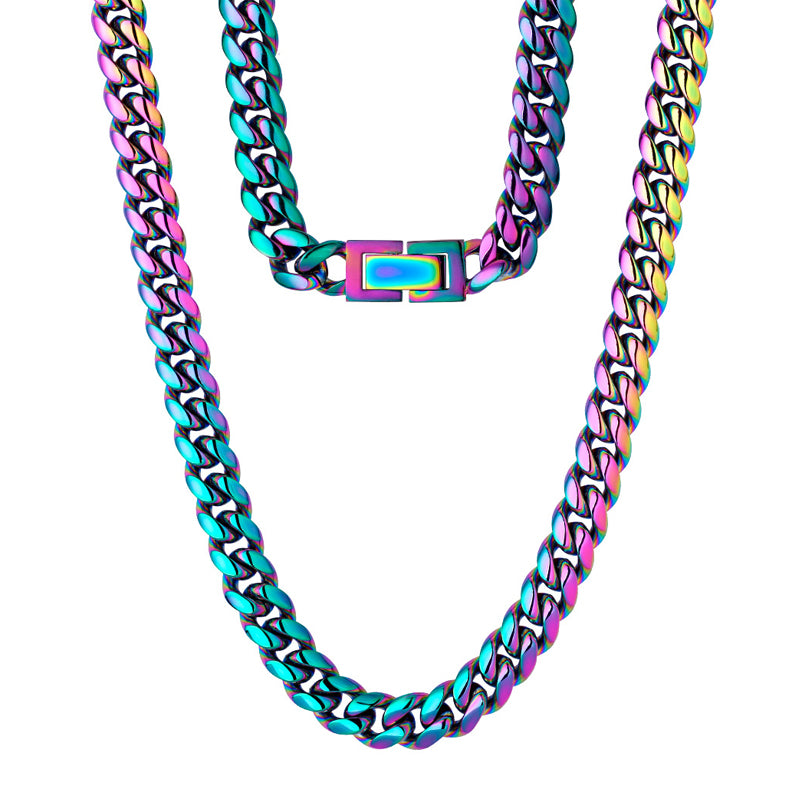 Titanium Steel Cuban Necklace